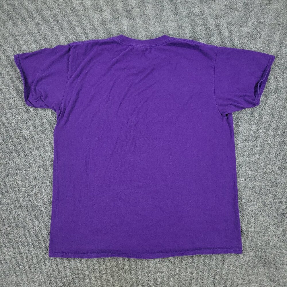 Basketball Shirt Men's Large Purple The Goat #24 Graphic Tee Short Sleeve Adult - Picture 8 of 12